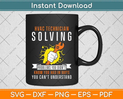 Professional HVAC Tech Gift AC Repairman HVAC Technicians Svg Digital Cutting File