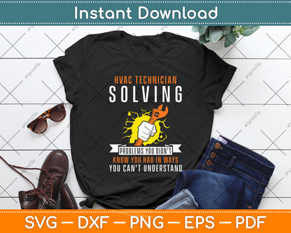 Professional HVAC Tech Gift AC Repairman HVAC Technicians Svg Digital Cutting File