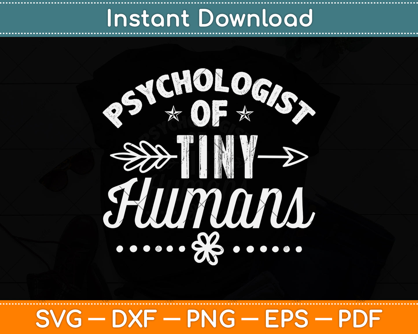 Psychologist Of Tiny Humans School Kindergarten Svg Png Dxf Digital Cutting File