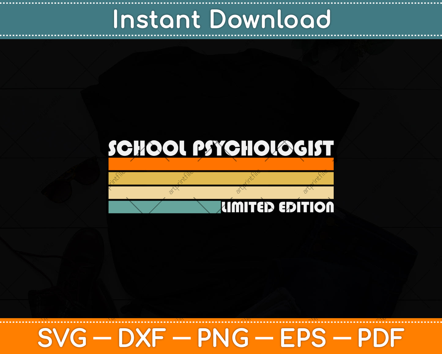 School Psychologist Limited Edition Funny Birthday Svg Png Dxf Digital Cutting File