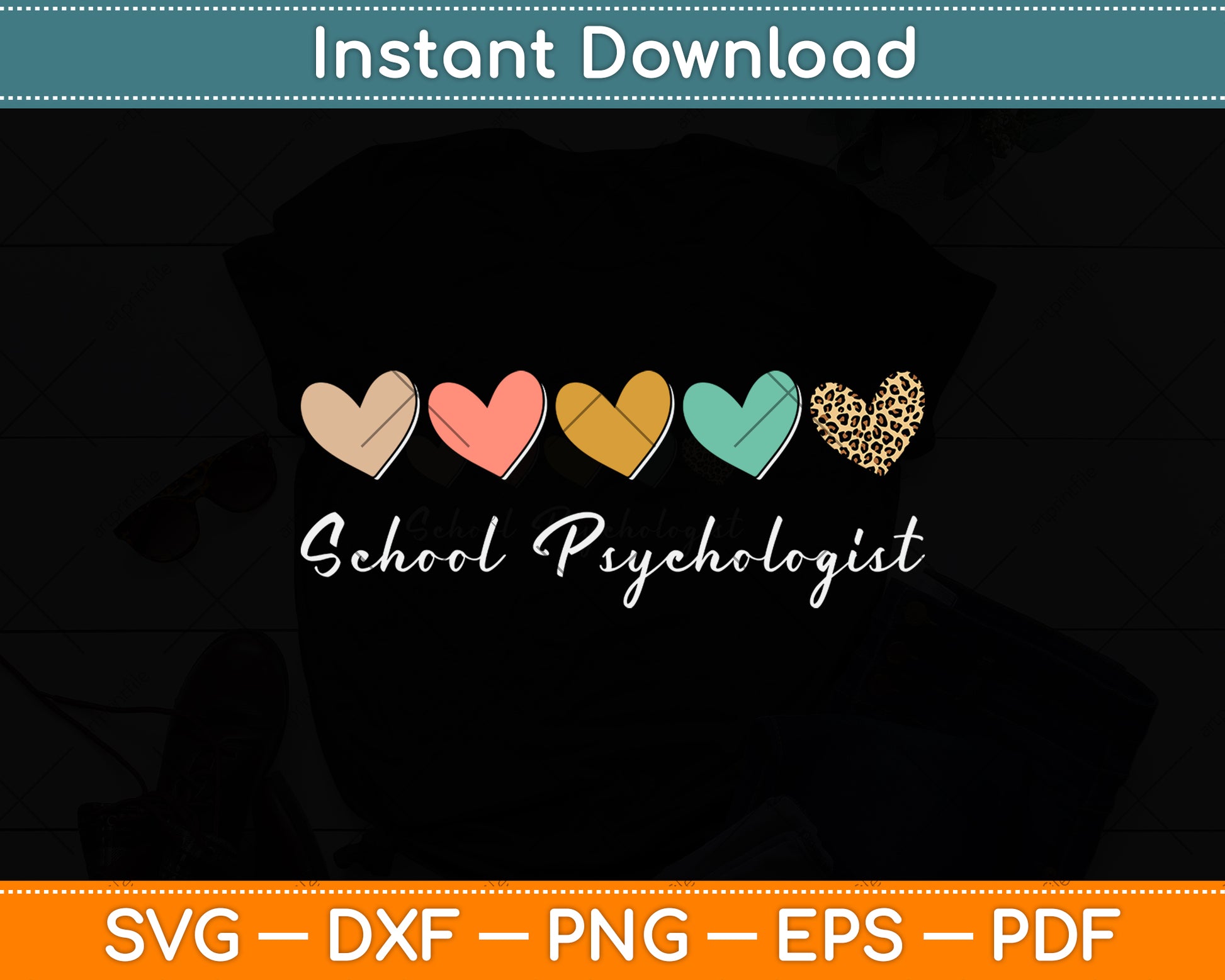 School Psychologist Psychology Teacher Appreciation Svg Design Digital Cutting File