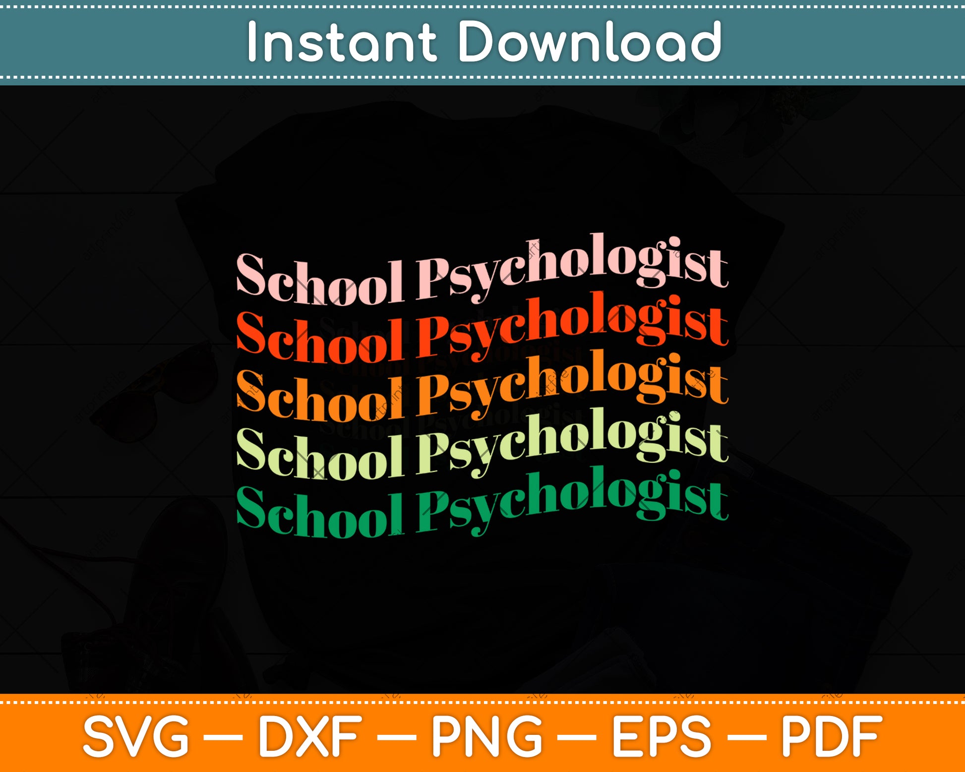 School Psychologist Svg Png Dxf Digital Cutting File