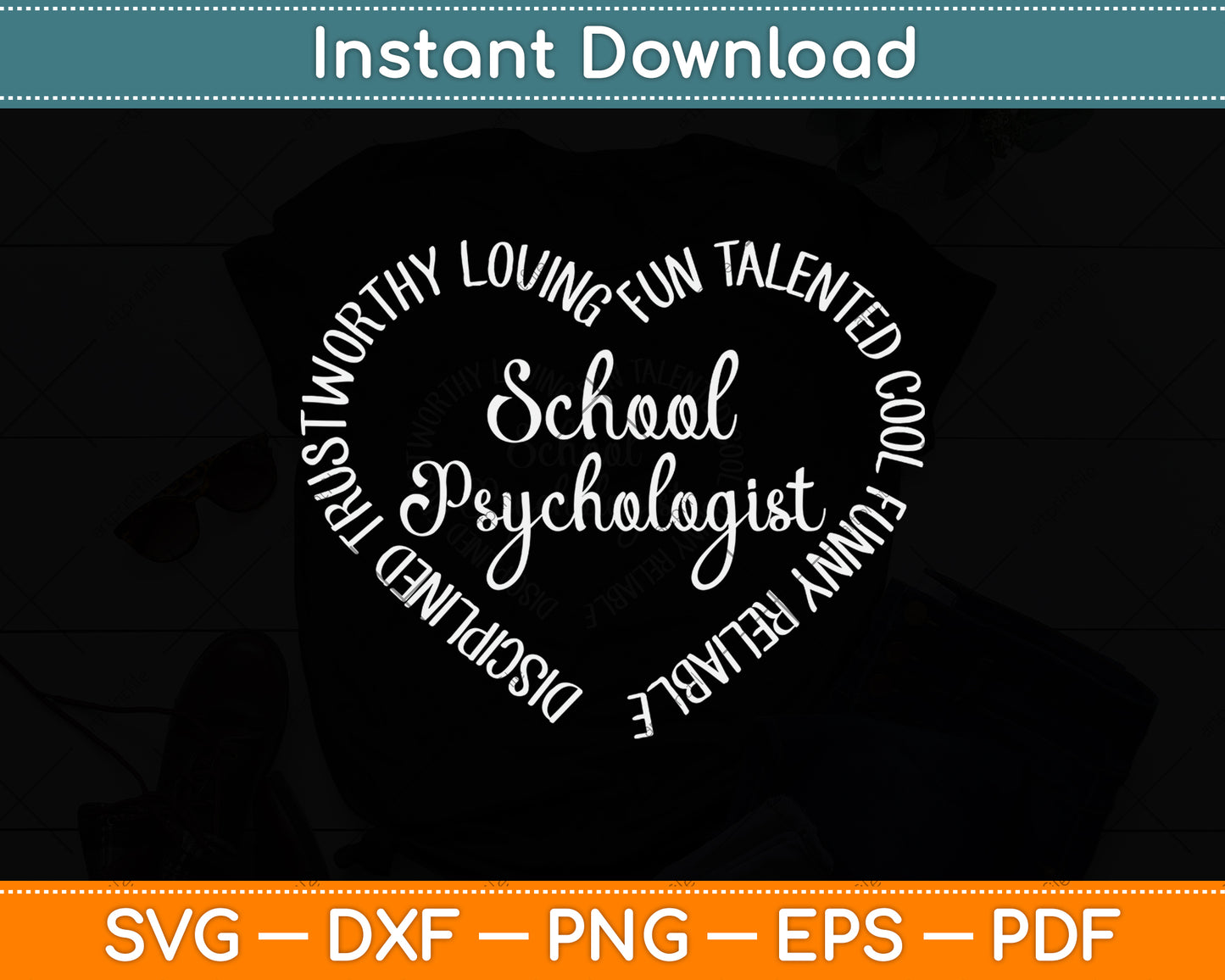 School Psychologist Svg Design Cutting File