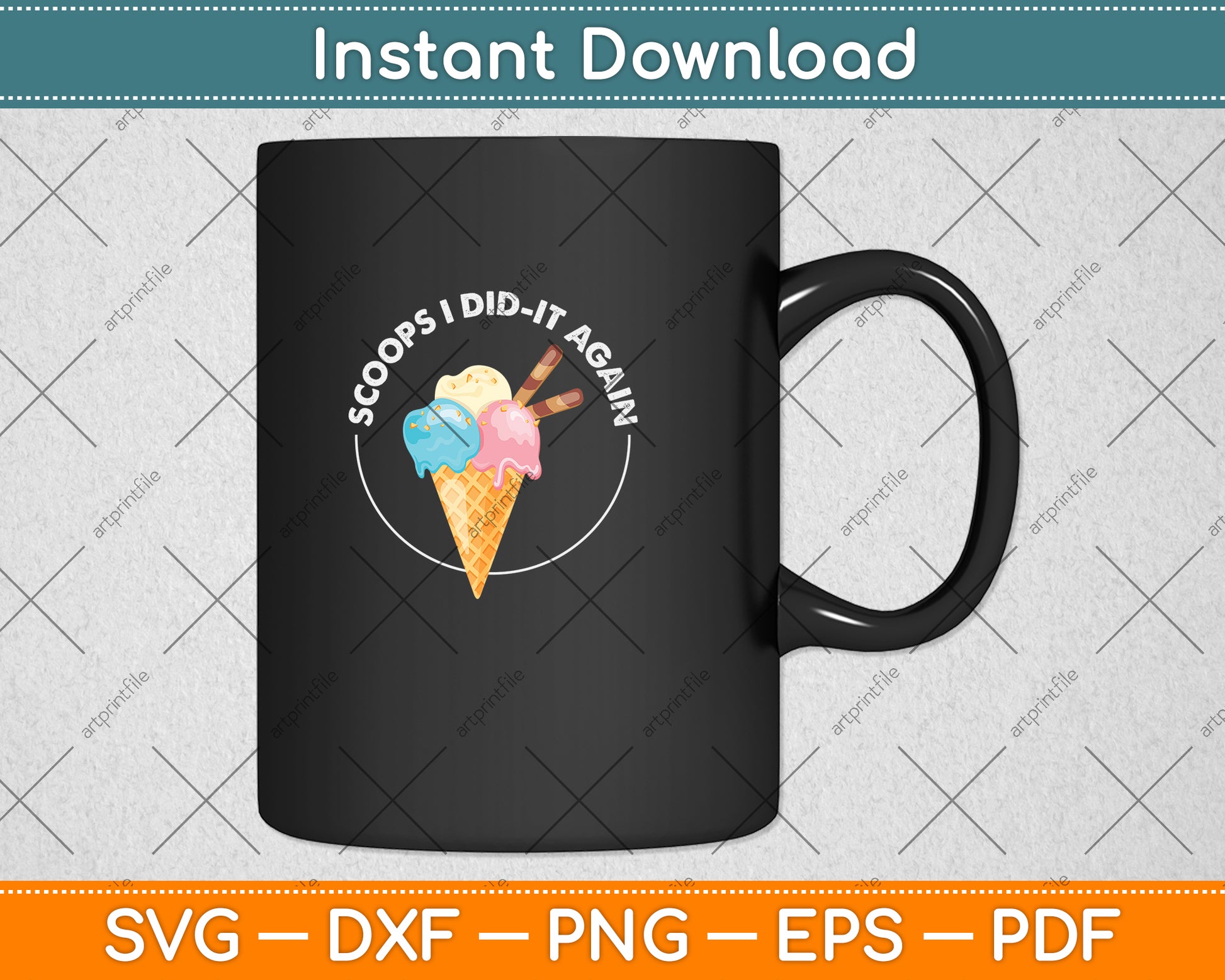 Scoops I Did-It Again Funny Svg Png Dxf Digital Cutting File