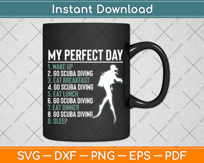 Scuba Diving Funny Svg Png Dxf Digital Cutting File