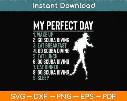 Scuba Diving Funny Svg Png Dxf Digital Cutting File