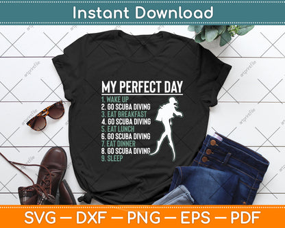 Scuba Diving Funny Svg Png Dxf Digital Cutting File