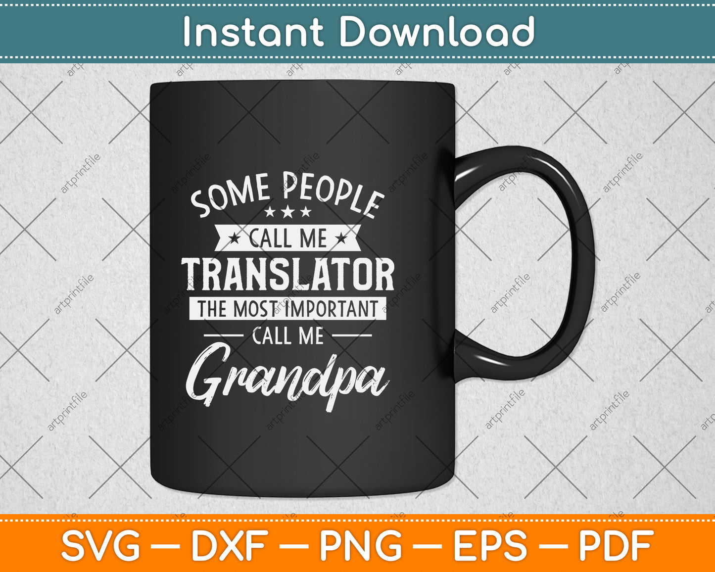 Some People Call Me Translator Fathers Day Svg Png Dxf Digital Cutting File