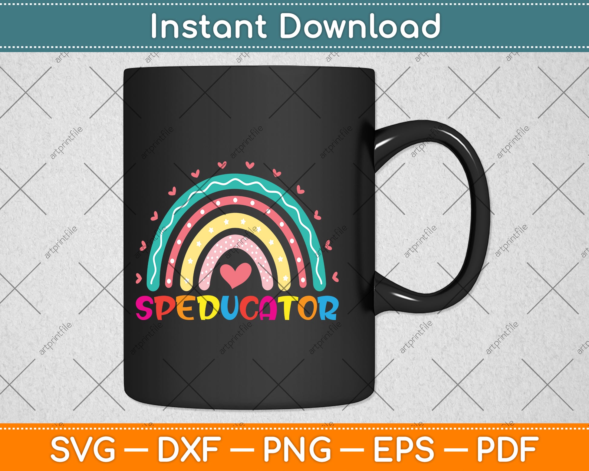 Speducator Special Education Teacher Svg Png Dxf Digital Cutting File