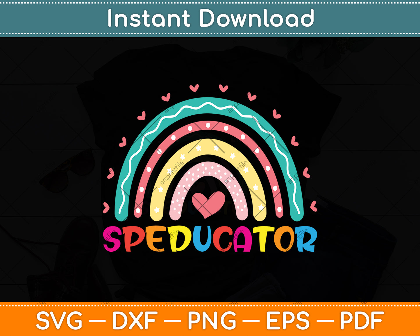 Speducator Special Education Teacher Svg Png Dxf Digital Cutting File