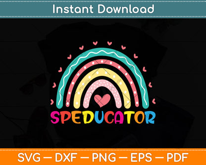Speducator Special Education Teacher Svg Png Dxf Digital Cutting File