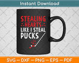 Stealing Heart Like I Steal Pucks Valentines Day Hockey Svg Png Dxf Digital Cutting File