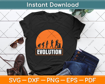 Steel Worker Funny Evolution Svg Png Dxf Digital Cutting File