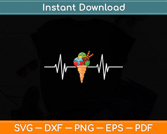 Summer Ice Cream Lover Svg Png Dxf Digital Cutting File