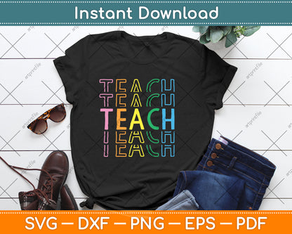 Teacher Inspirational Svg Png Dxf Digital Cutting File