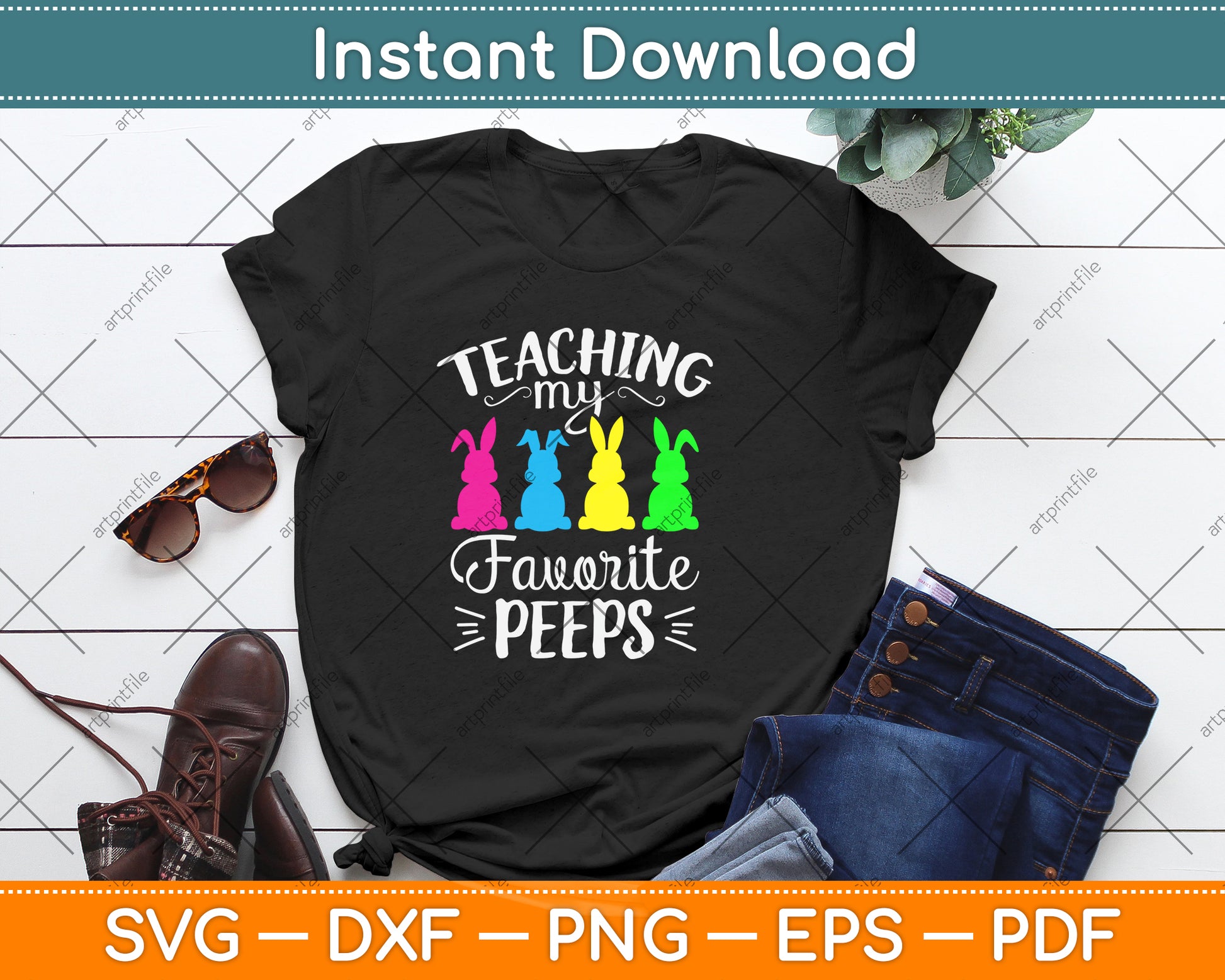 Teaching My Favorite Peeps Svg Png Dxf Digital Cutting File