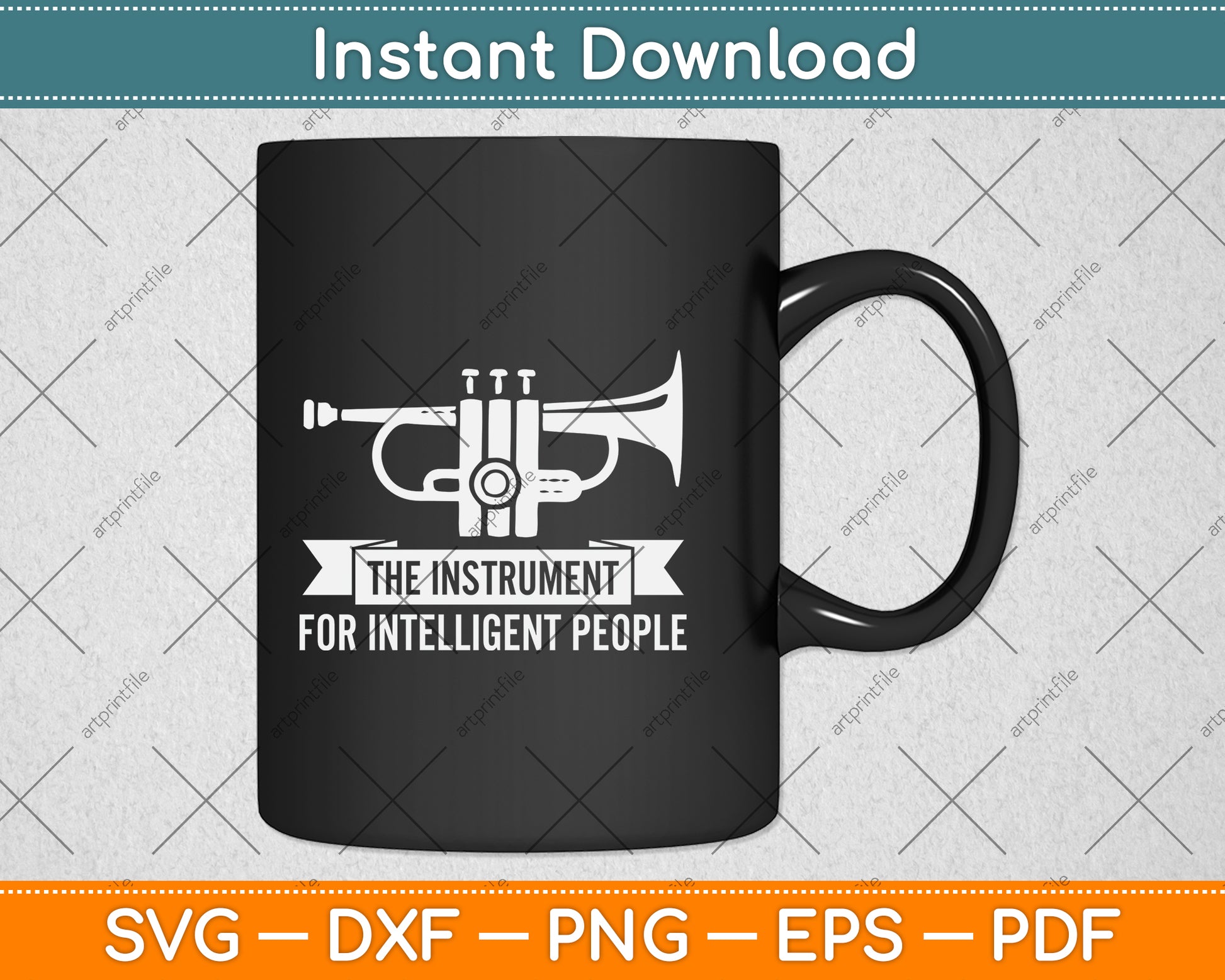 The Instrument For Intelligent People Svg Png Dxf Digital Cutting File