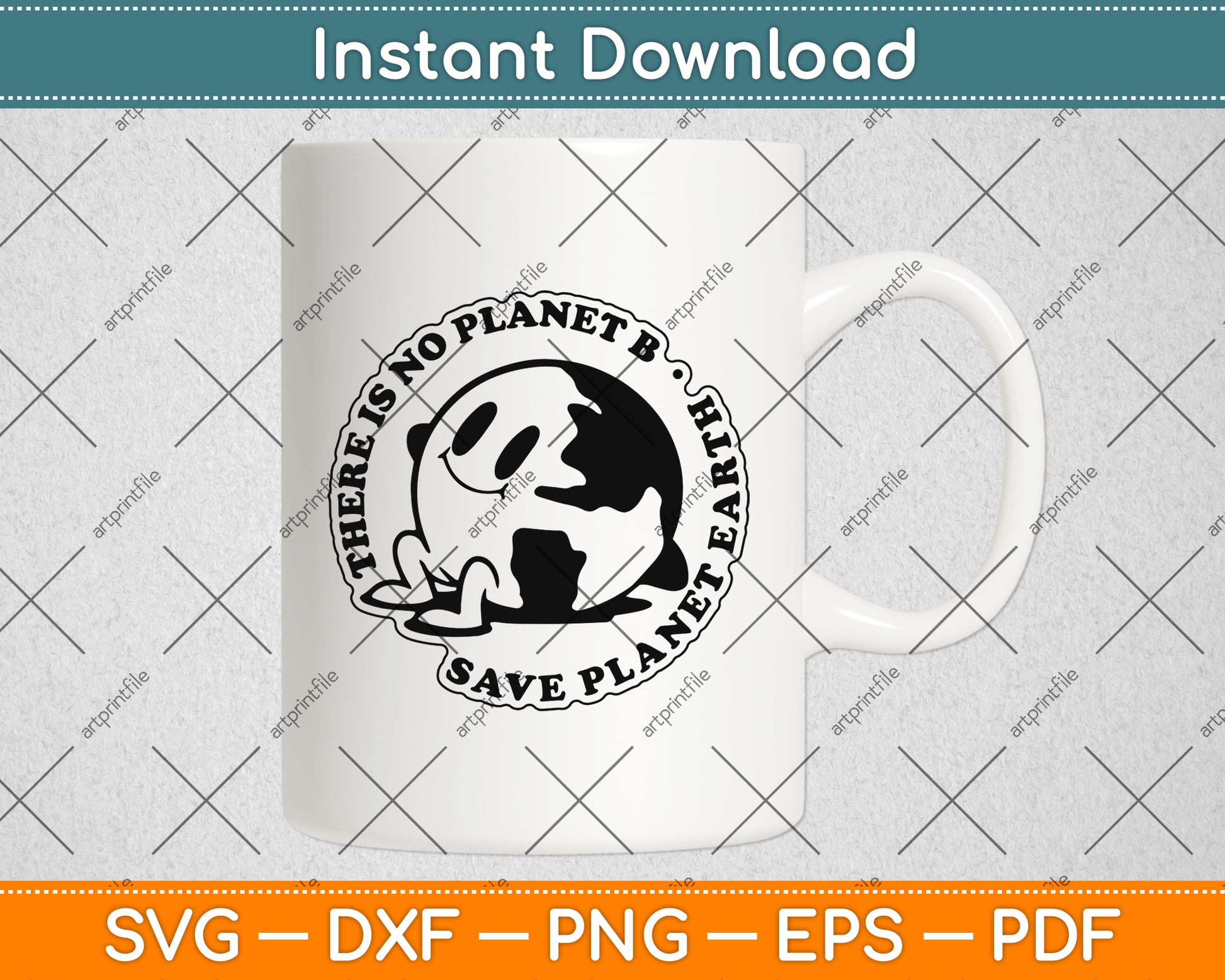 There Is No Planet B Save Planet Earth Svg Png Dxf Digital Cutting File