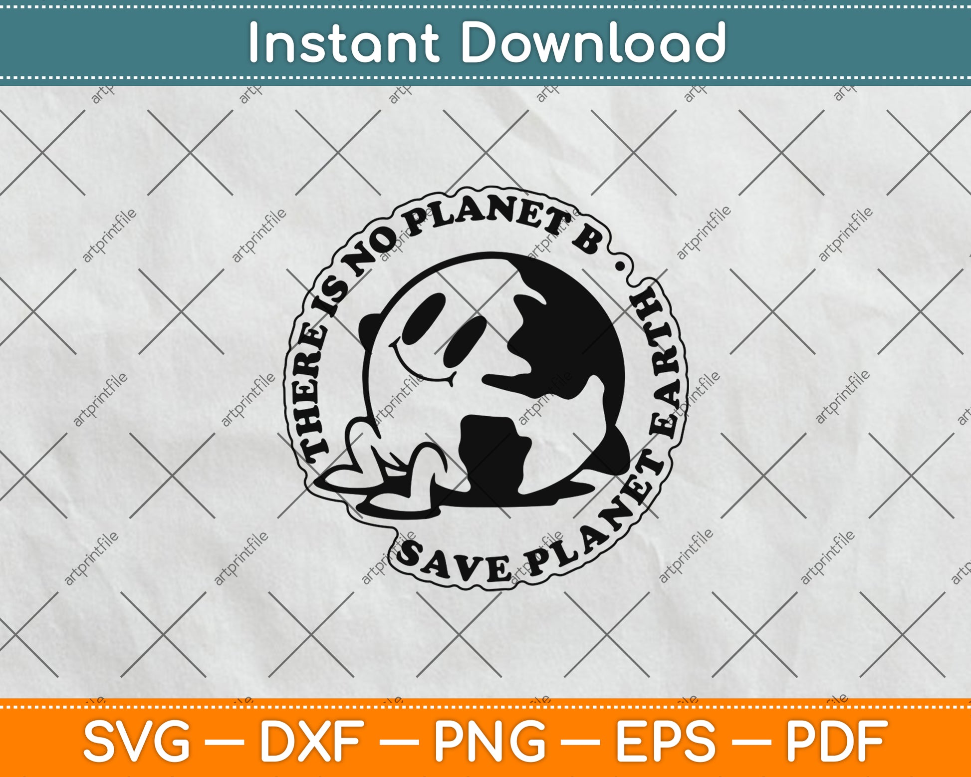 There Is No Planet B Save Planet Earth Svg Png Dxf Digital Cutting File