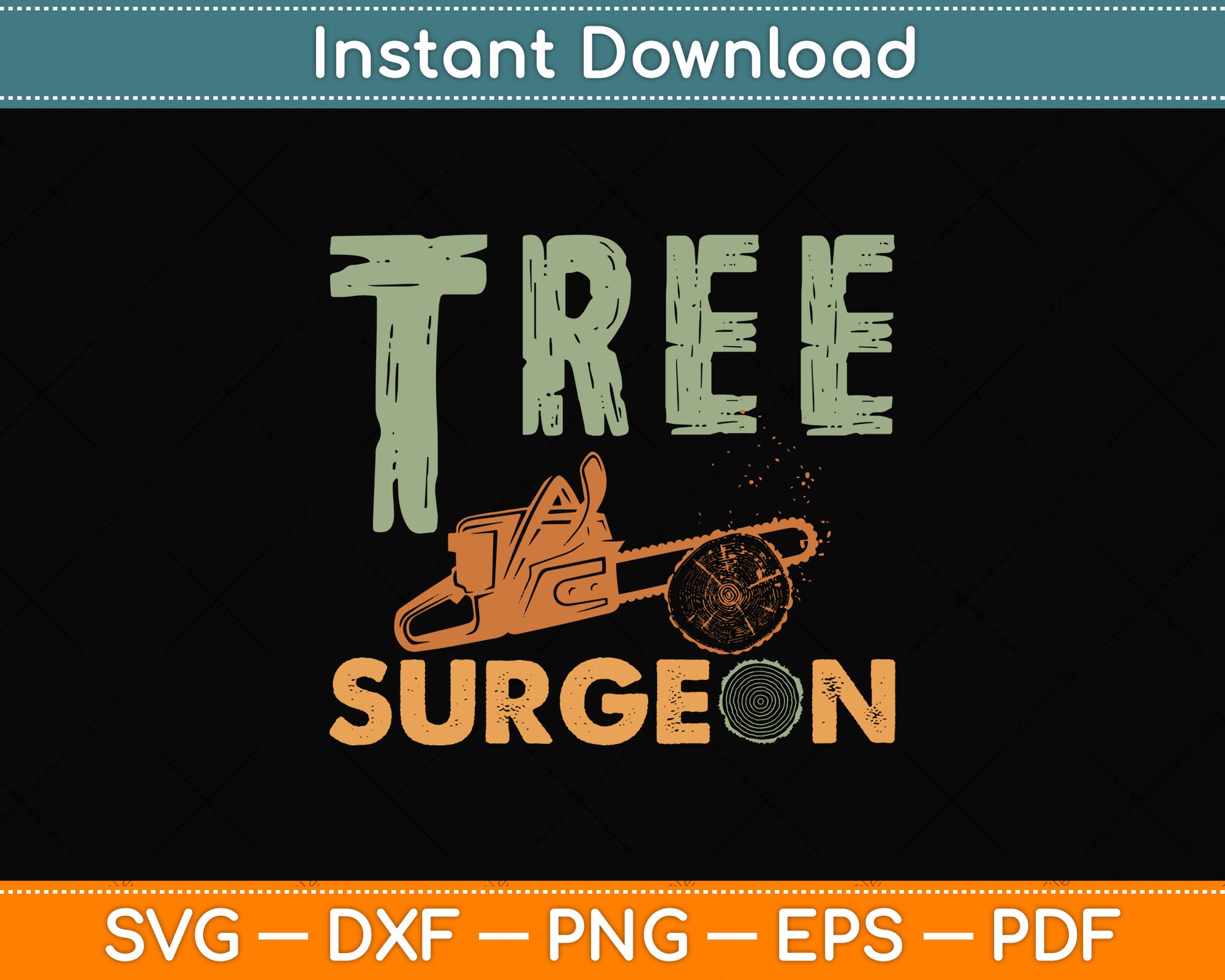 Tree Surgeon Funny Arborist Svg Png Dxf Digital Cutting File