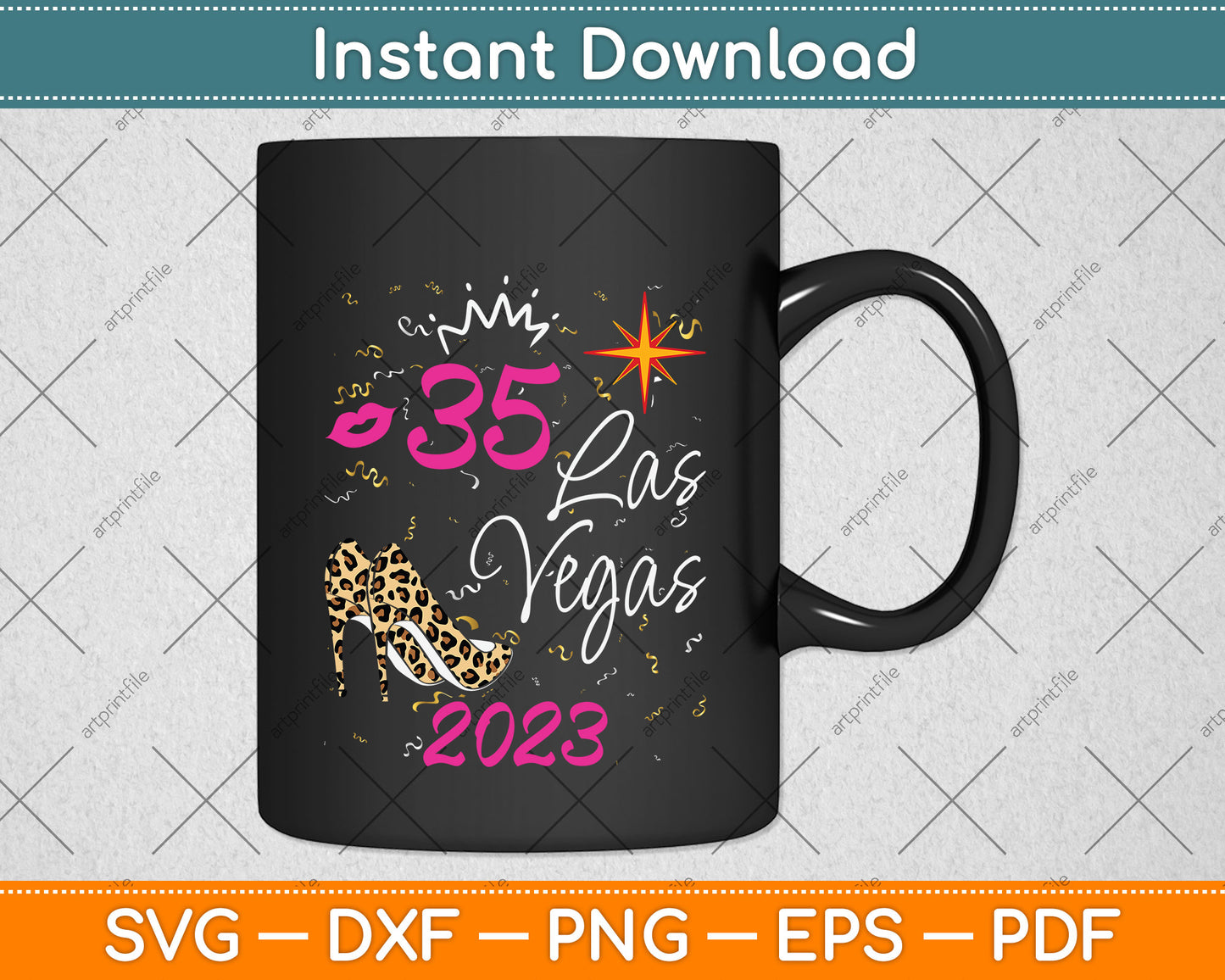 Vegas 35th Birthday Squad 2023 Svg Png Dxf Digital Cutting File
