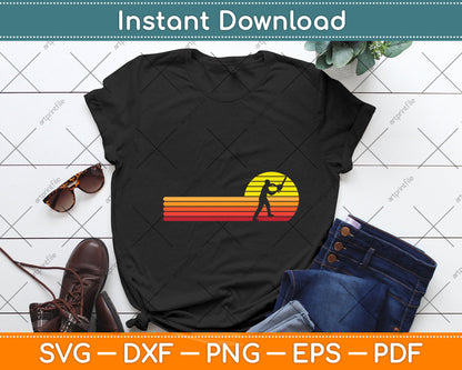 Vintage Retro Style Arborist Chainsaw Svg Png Dxf Digital Cutting File