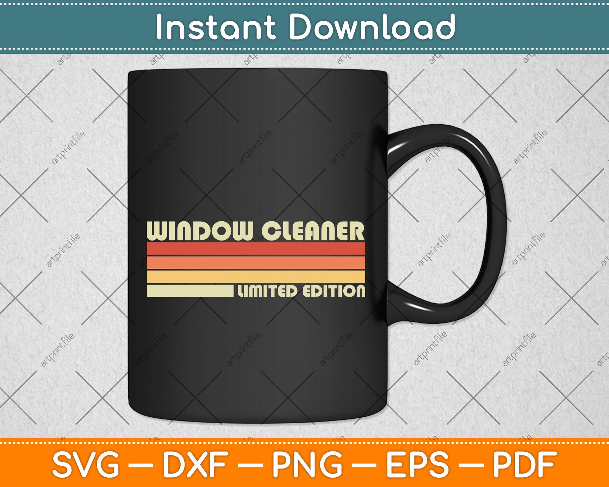 Window Cleaner Limited Edition Funny Birthday Svg Png Dxf Digital Cutting File