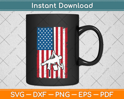 Window Cleaner US Flags Funny Cleaning Svg Png Dxf Digital Cutting File