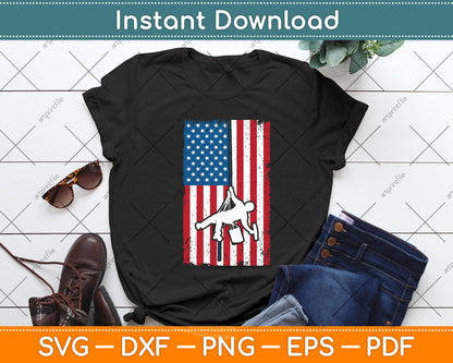 Window Cleaner US Flags Funny Cleaning Svg Png Dxf Digital Cutting File