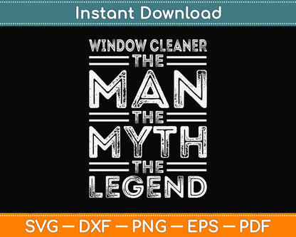 Window Cleaner Man Myth Legend Svg Png Dxf Digital Cutting File