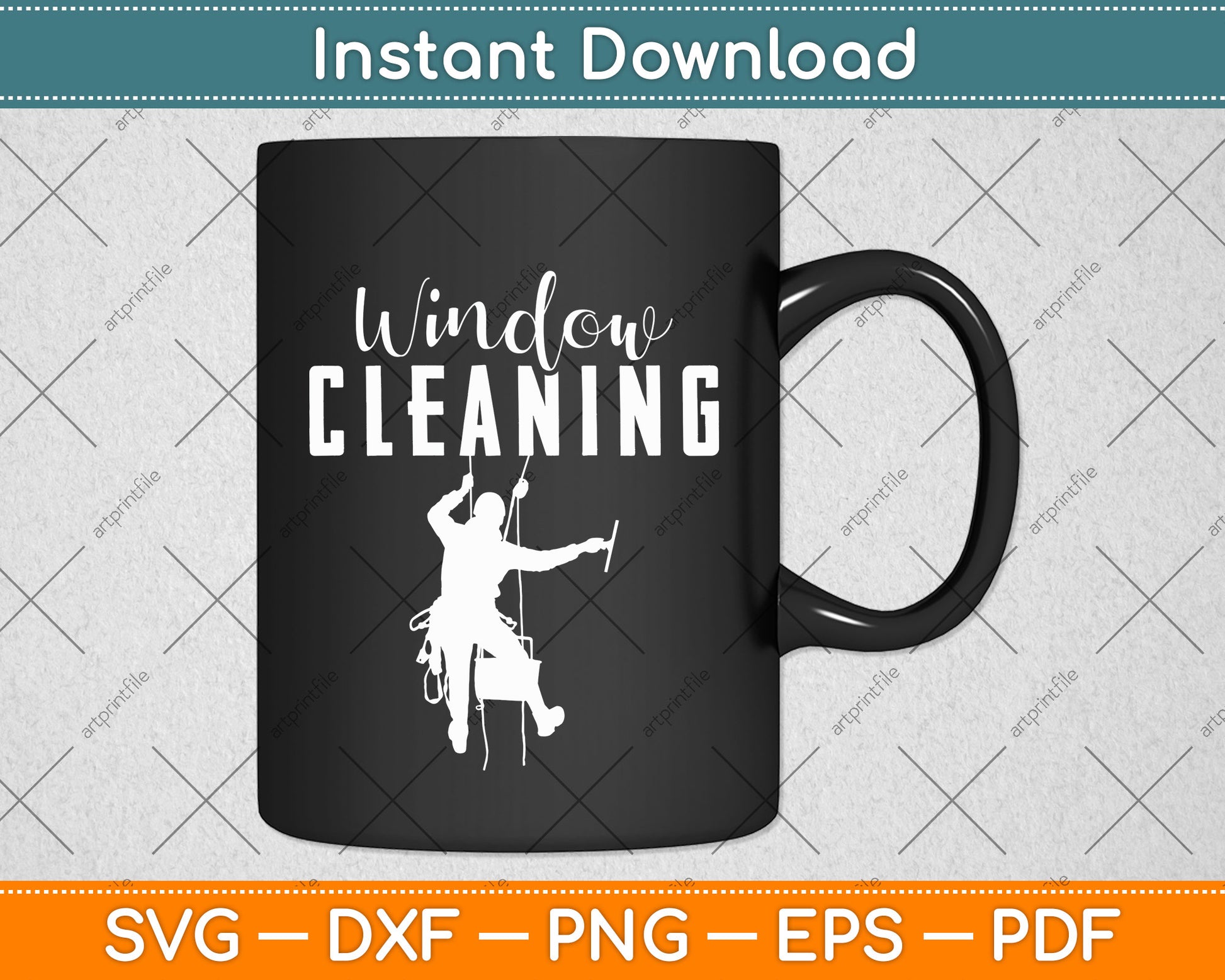 Window Cleaning Funny Fathers Day Svg Png Dxf Digital Cutting File