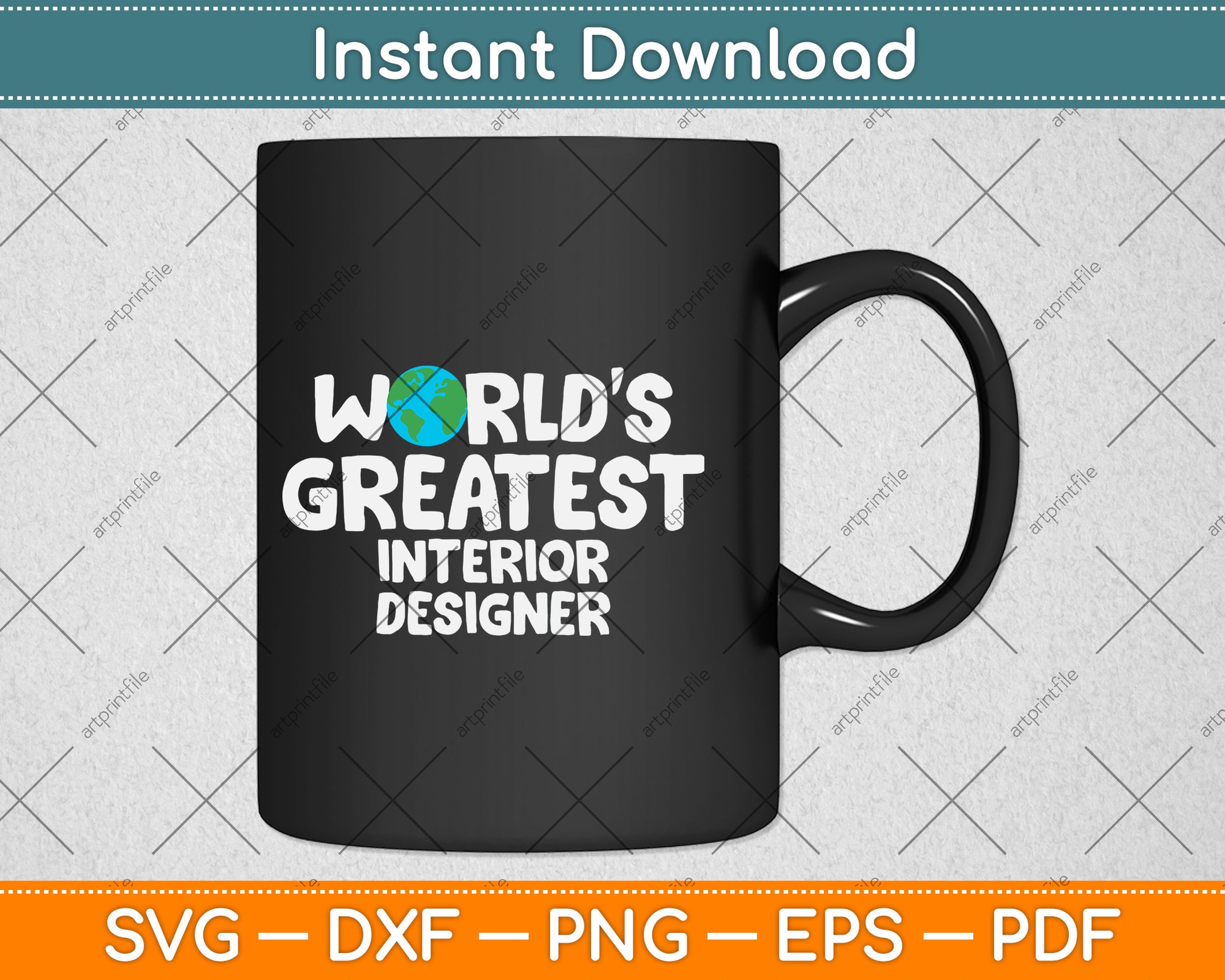 World'S Greatest Interior Designer Svg Png Dxf Digital Cutting File