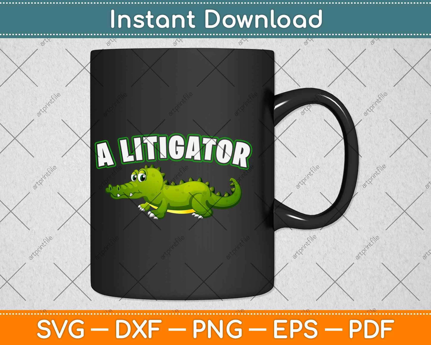 A Litigator Funny Lawyer Svg Png Dxf Digital Cutting File