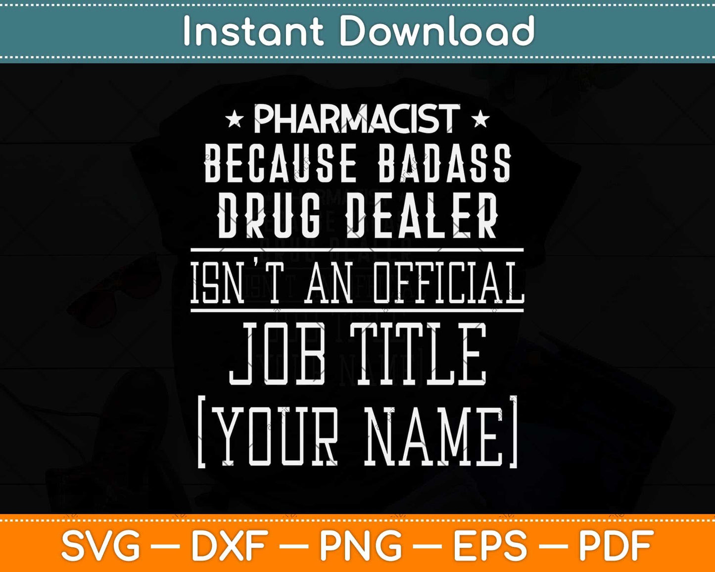 Aizel Mae Personalized Pharmacist Quote Funny Svg Png Dxf Digital Cutting File
