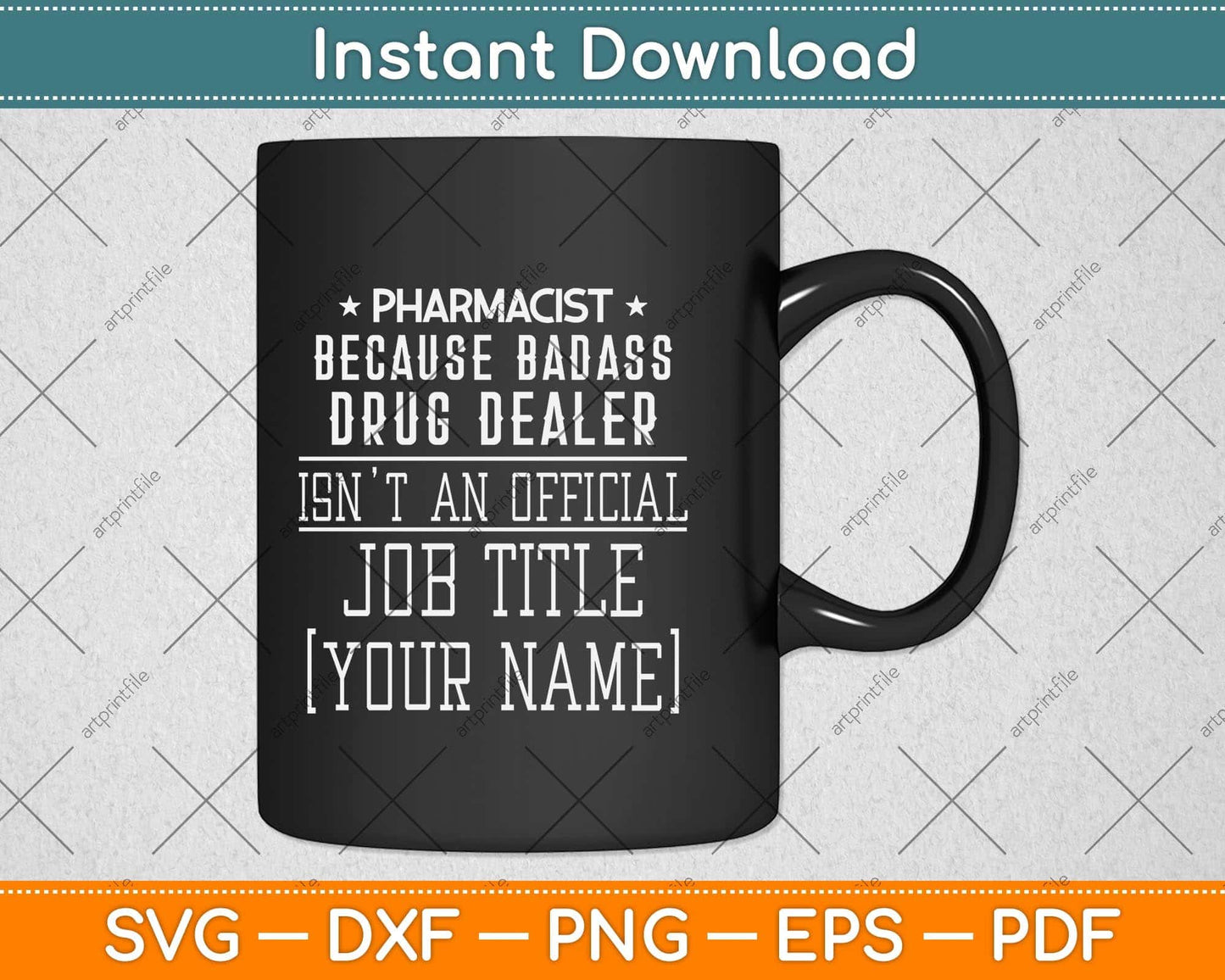 Aizel Mae Personalized Pharmacist Quote Funny Svg Png Dxf Digital Cutting File