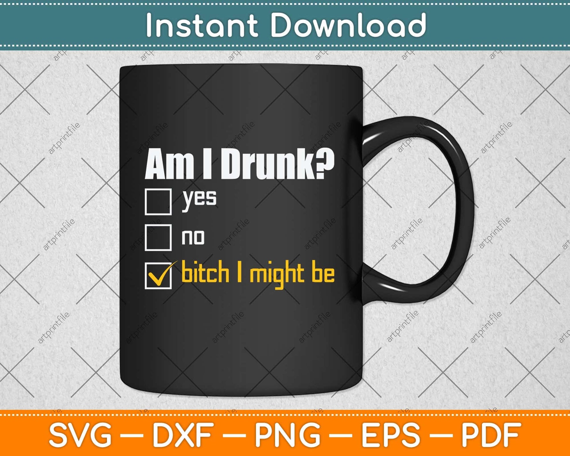 Am I Drunk Beer Drinking Drunk Gift Bachelorette Svg Png Dxf Digital Cutting File