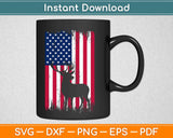 American Deer Hunter Patriotic Deer Hunting Svg Design Cricut Printable Cutting Files