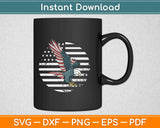 American Eagle Flag Patriotic 4th of July Svg Design Cricut Printable Cutting Files