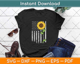 American Flag Dispatcher Sunflower Hippie Gifts Dispatcher Svg Design