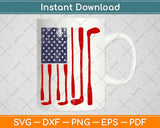 American Flag Golf Svg Design Cricut Printable Cutting Files