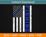 American Flag Patriotic Fishing Pole Outdoorsman Svg Cricut Printable Cutting Files