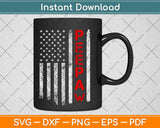American Flag Patriotic Peepaw Christmas Svg Design Cricut Printable Cutting Files