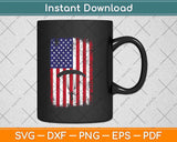 American Flag Patriotic Skydiving Gifts Svg Design Cricut Printable Cutting Files