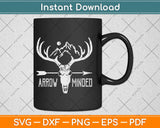 Arrow Minded Hunting Svg Design Cricut Printable Cutting Files