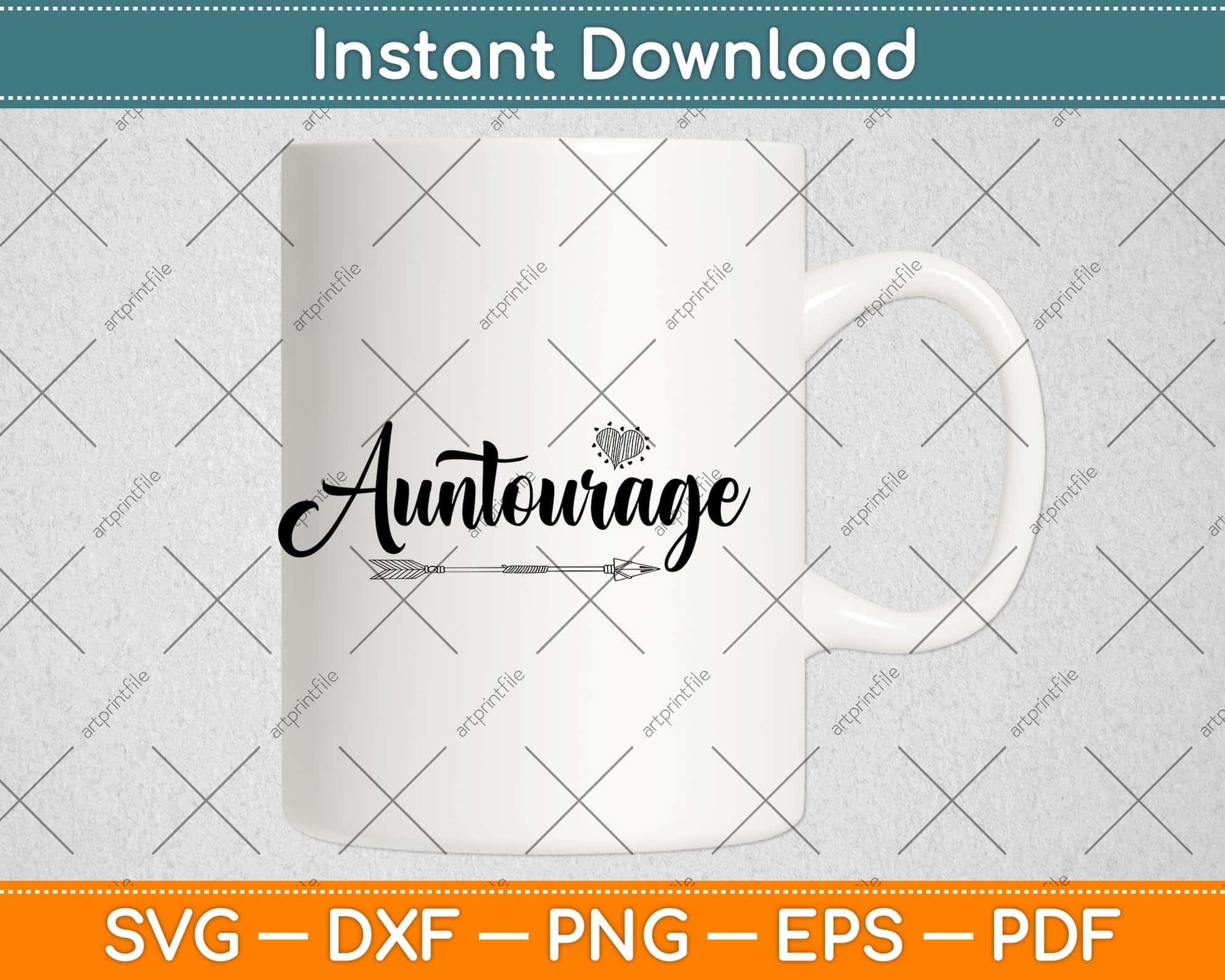 Auntourage Future Aunti Svg Png Dxf Digital Cutting File