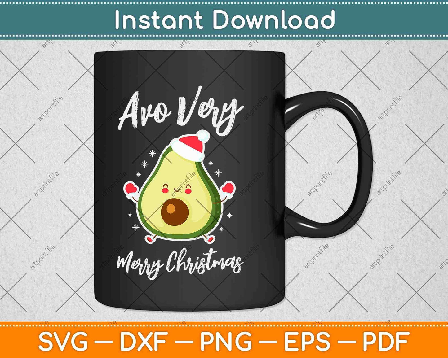 Avo Merry Christmas Funny Holiday Ketogenic Keto Diet Svg Design