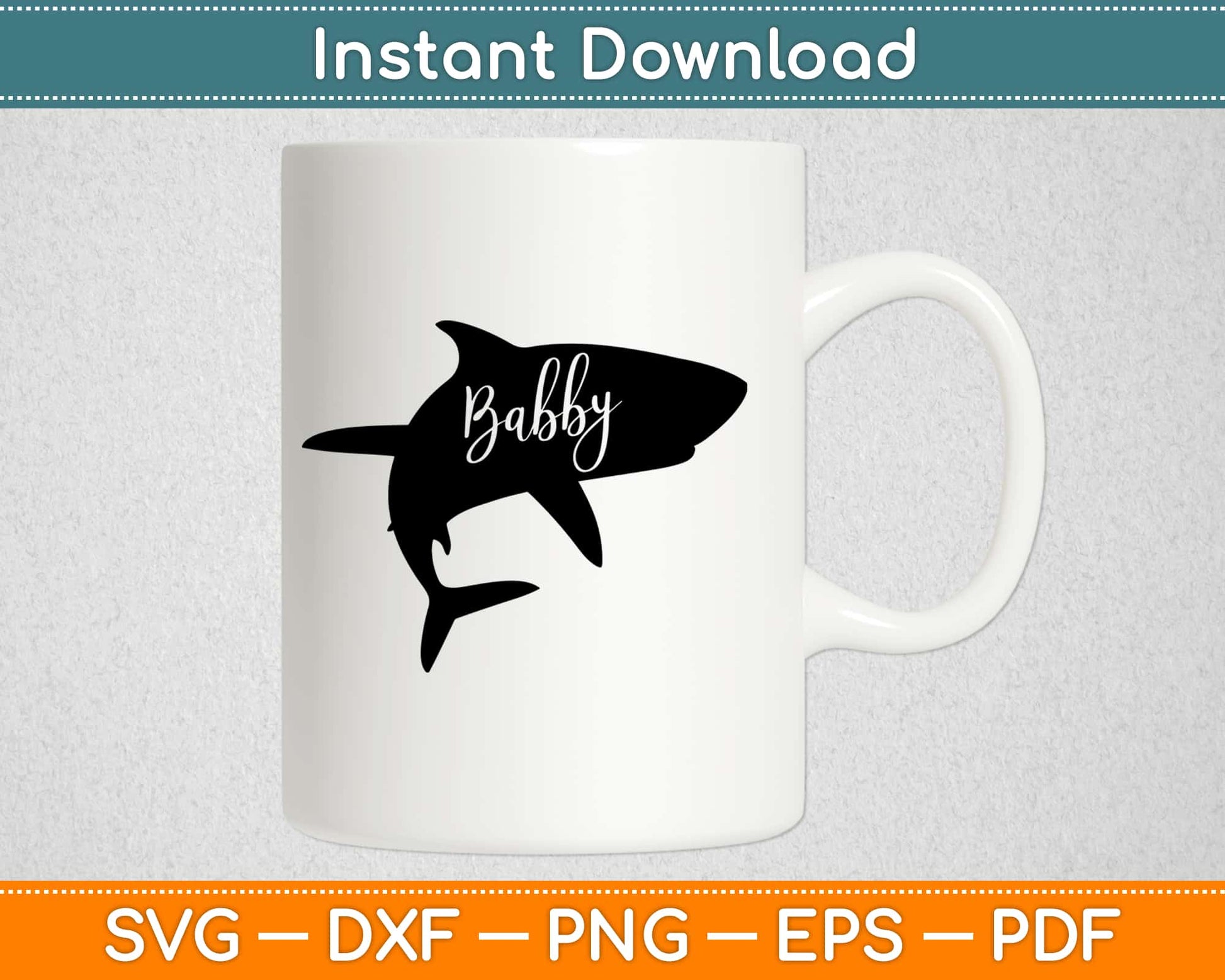 Baby Shark Svg, Png Design Cricut Printable Cutting Files