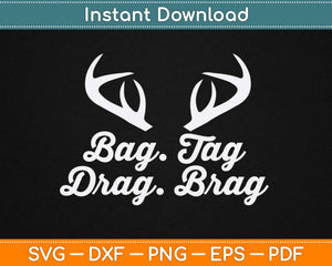 Bay Tag Drag Brag Svg Design Cricut Printable Cutting Files