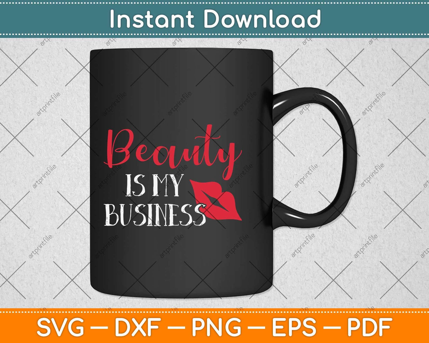 Beauty Is My Business Hair Stylist Svg Png Dxf Digital Cutting File