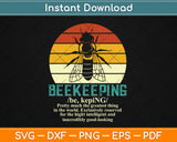 Beekeeping Funny Fake Definition Honey Bee Beekeeper Svg Design Cricut Cut Files